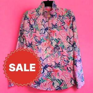 Lilly Pulitzer UPF 50+ Skipper Popover Multi Isn't She Lilly (S)